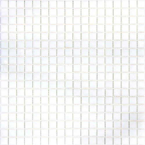 Nb-Wh112 0.6X0.6 Glossy Glass Mosaic 0