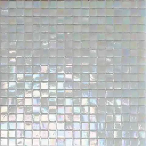 Nb-Wh113 0.6X0.6 Glossy Glass Mosaic 0