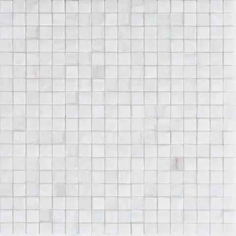 Nb-Wh115 0.6X0.6 Glossy Glass Mosaic 0