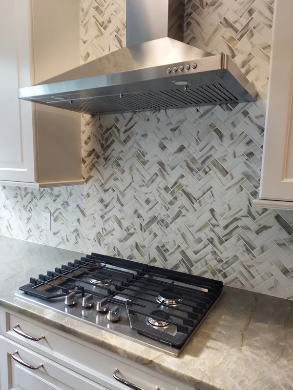 Tuckernuck Herringbone 1.2X3.9 Matte Recycled Glass Mosaic 3