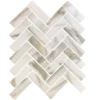 Tuckernuck Herringbone 1.2X3.9 Matte Recycled Glass Mosaic 1