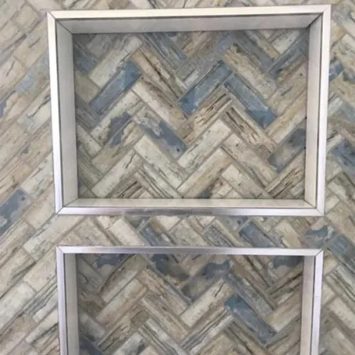 Surfside Herringbone 1.2X3.9 Matte Recycled Glass Mosaic 0