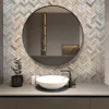 Sankaty Herringbone 1.2X3.9 Matte Recycled Glass Mosaic 2