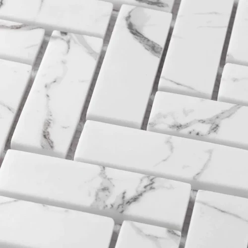 Hummock Herringbone 11X12.6 Recycled Glass Tile 0