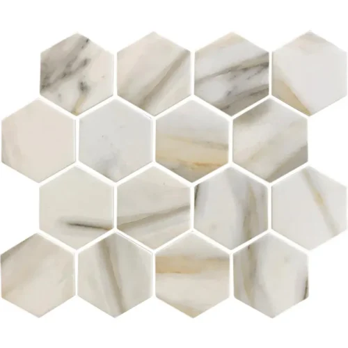 Tuckernuck Hex 2.8X2.8 Matte Recycled Glass Mosaic 0