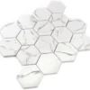 Hummock Hex 10.2X11.7 Matte Recycled Glass Tile 2