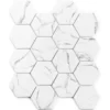 Hummock Hex 10.2X11.7 Matte Recycled Glass Tile 0