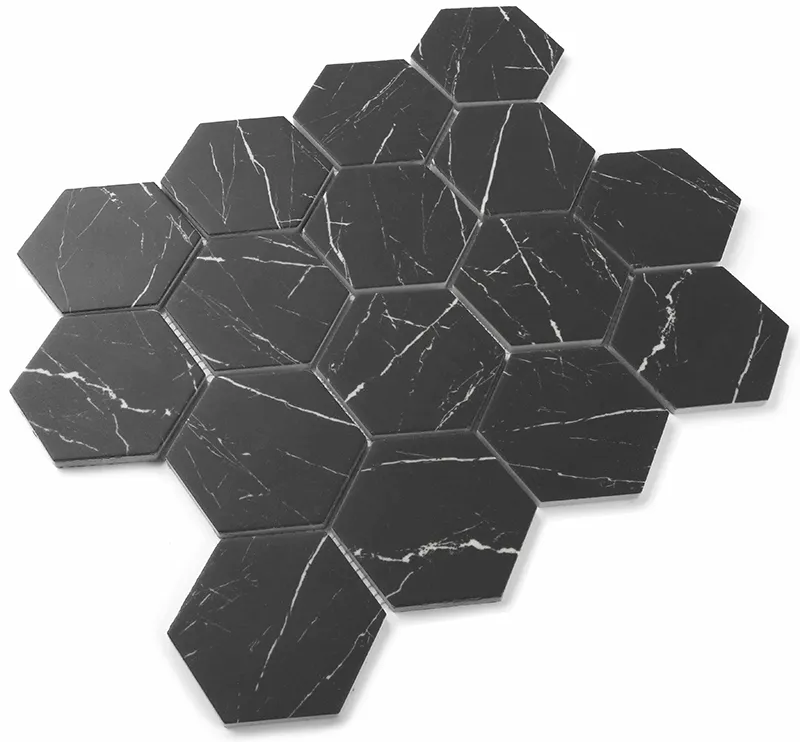 Miacomet Hex 10.2X11.7 Matte Recycled Glass Tile 1