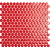 Red Star 0.75X0.75 Glossy Porcelain Mosaic 1