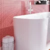 Red Star 0.75X0.75 Glossy Porcelain Mosaic 3