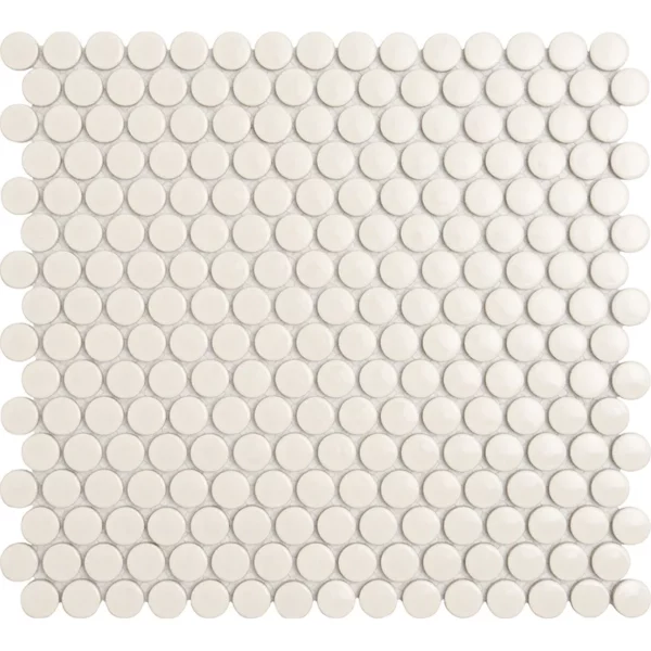 Cosmic Latte 0.75X0.75 Glossy Porcelain mosaic 1