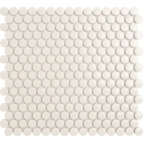 Cosmic Latte 0.75X0.75 Glossy Porcelain mosaic 0