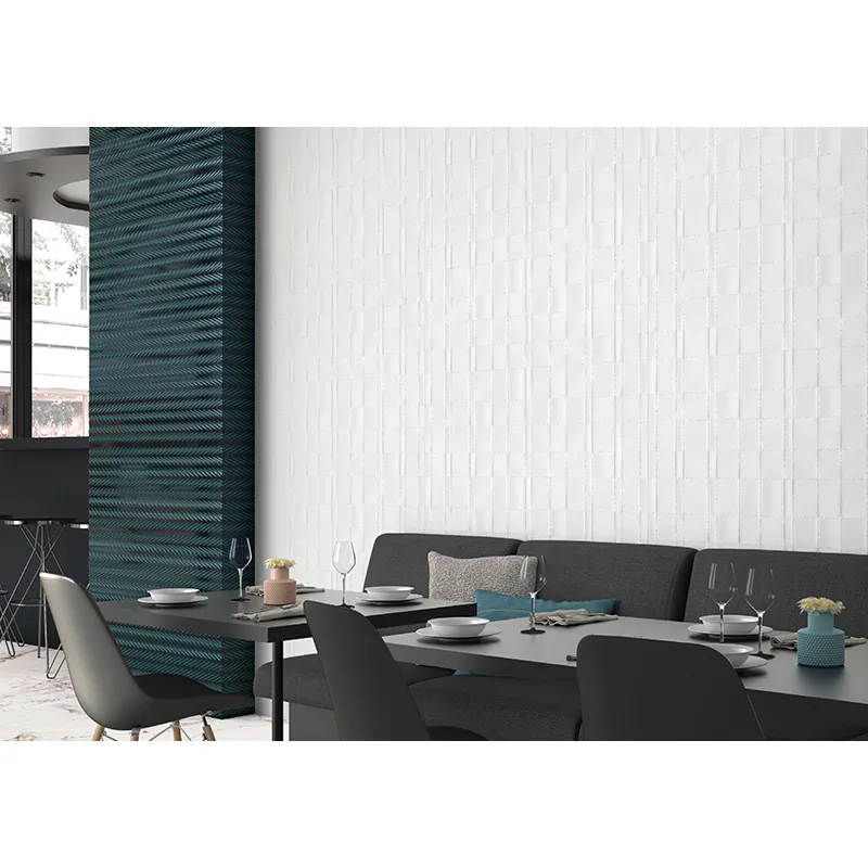 Patina Forged White Matte 17.6X47 Textured Ceramic Tile 2