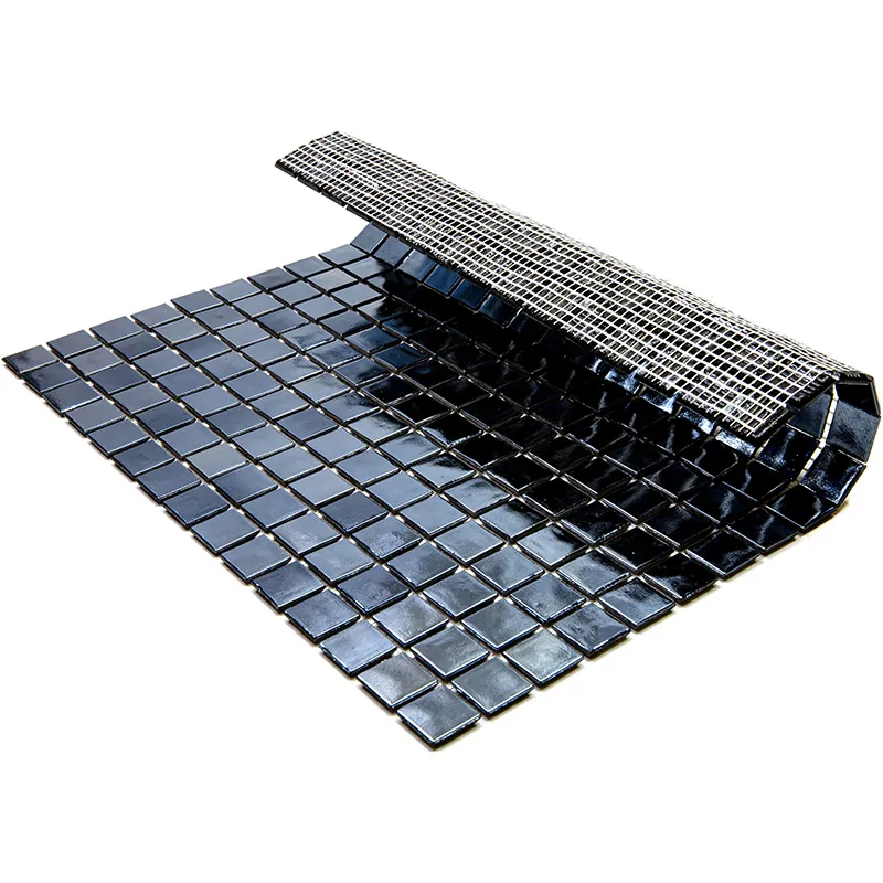 Pe-Bk902 0.8X0.8 Glossy Glass Mosaic 3