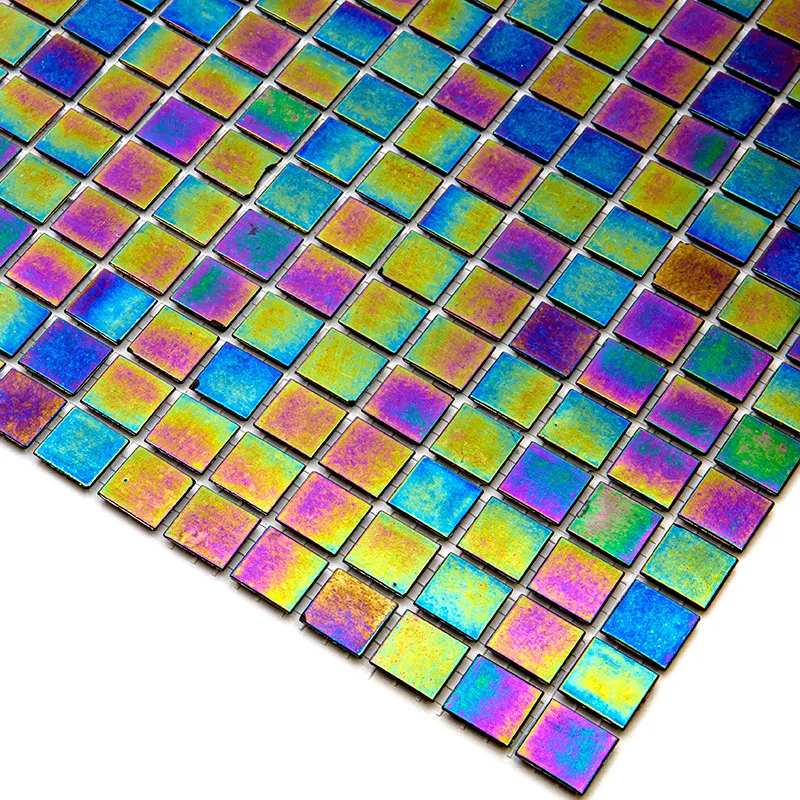 Pe-Bk903 0.8X0.8 Glossy Glass Mosaic 1