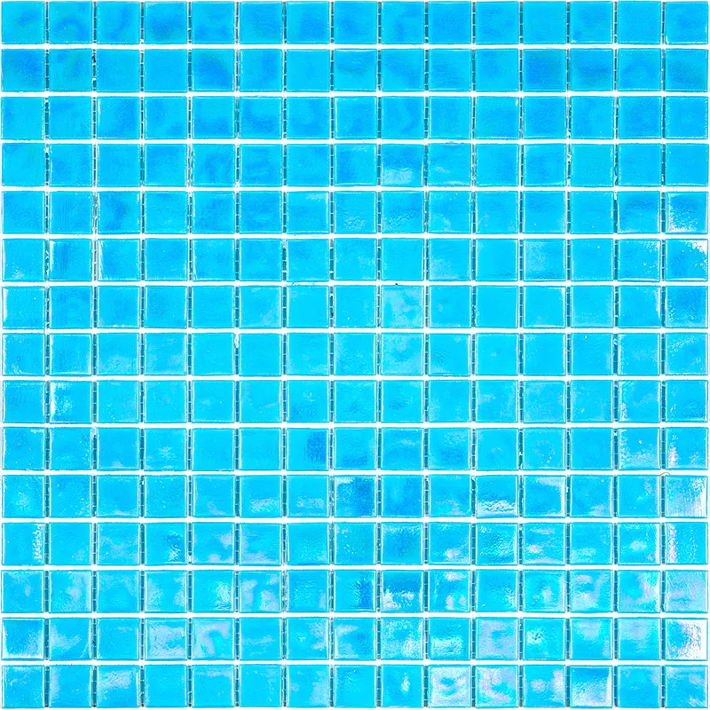 Pe-Bl513 0.8X0.8 Glossy Glass Mosaic 0