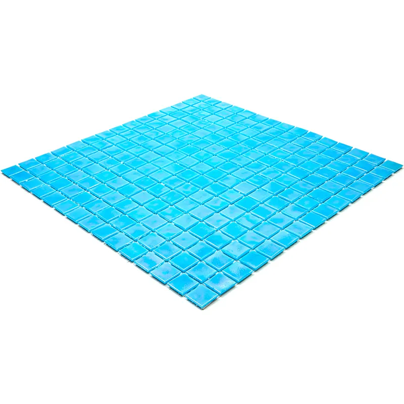 Pe-Bl513 0.8X0.8 Glossy Glass Mosaic 5