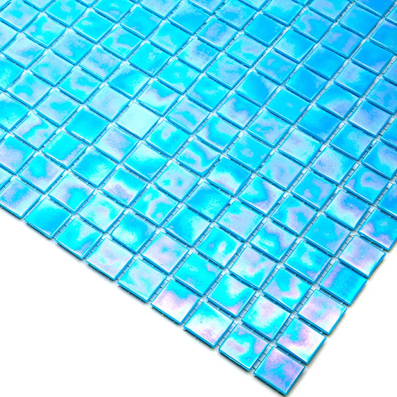 Pe-Bl513 0.8X0.8 Glossy Glass Mosaic 1