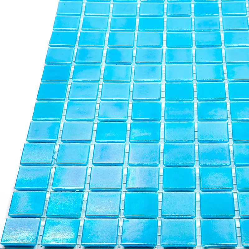 Pe-Bl515 0.8X0.8 Glossy Glass Mosaic 2