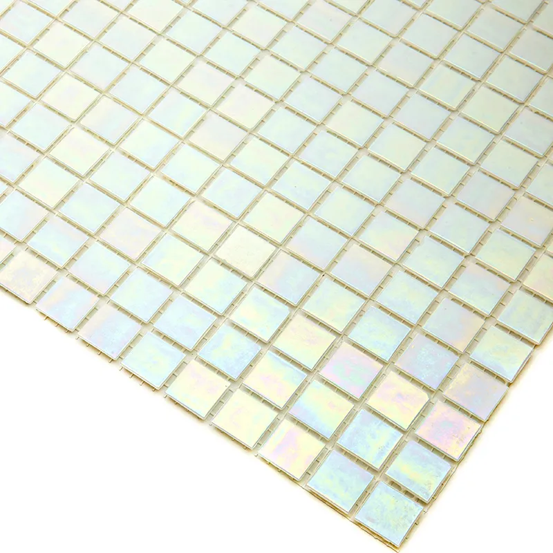 Pe-Wh105 0.8X0.8 Glossy Glass Mosaic 4