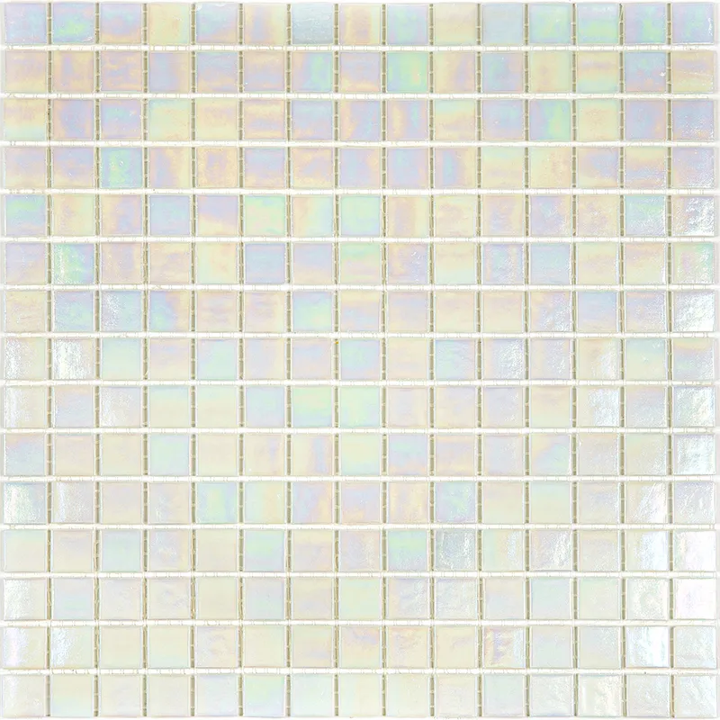 Pe-Wh105 0.8X0.8 Glossy Glass Mosaic 5