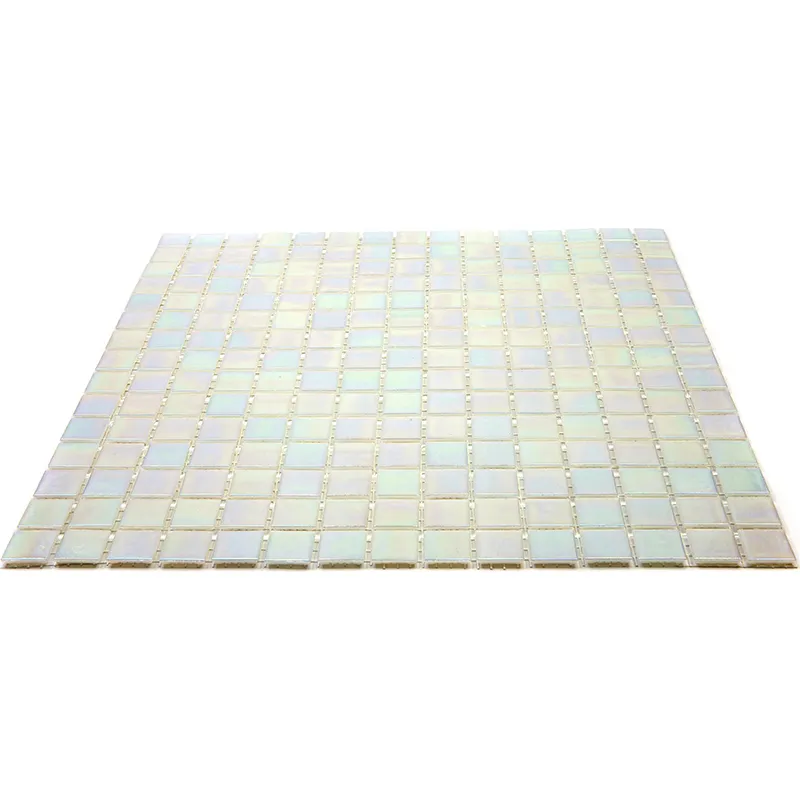 Pe-Wh105 0.8X0.8 Glossy Glass Mosaic 3