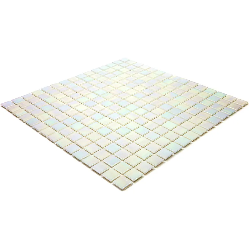 Pe-Wh105 0.8X0.8 Glossy Glass Mosaic 2