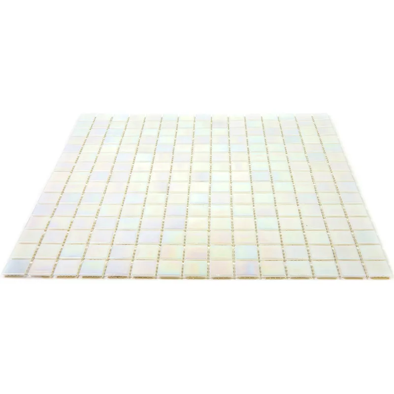 Pe-Wh106 0.8X0.8 Glossy Glass Mosaic 4