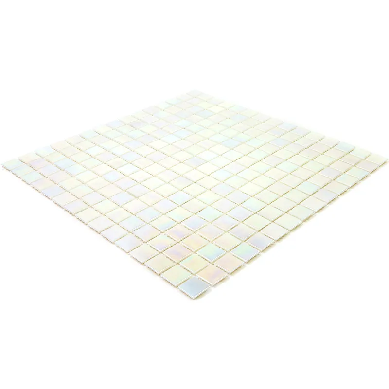 Pe-Wh106 0.8X0.8 Glossy Glass Mosaic 3