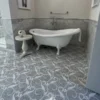 Pietra Floreale 03 0.4X0.4 Polished Carrara, Thassos White Mosaic 2