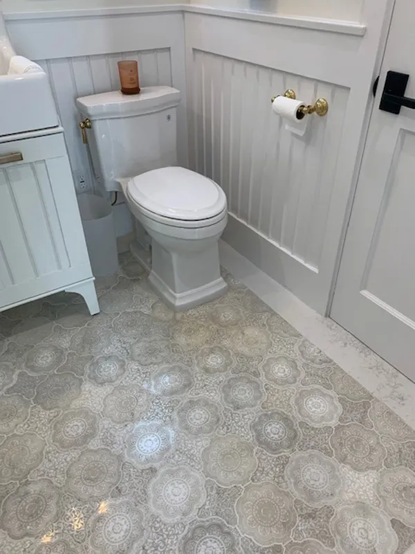 Pantheon Floreale Antico 6.4X6.4+5.5X5.5 Textured Stone Mosaic 2