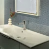 Pale Penny Gloss 1X1 Glossy Glass Mosaic 1