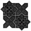 Pantheon Black 5X5 Textured Stone Mosaic 0