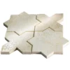 Pantheon Crema 5X5 Textured Stone Mosaic 1