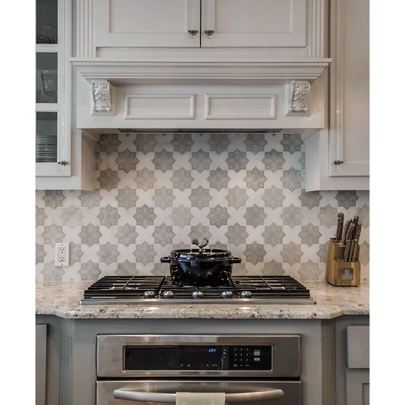 Pantheon Grey 5X5 Textured Stone Mosaic 3