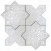 Pantheon White 5X5 Textured Stone Mosaic 0