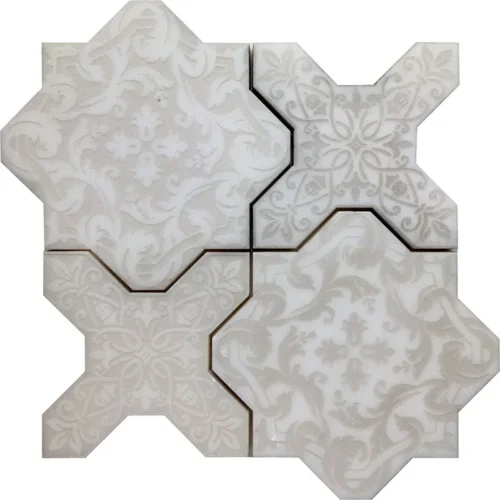 Pantheon Nuovo Antico 6.5X6.5 Textured Stone Mosaic 0