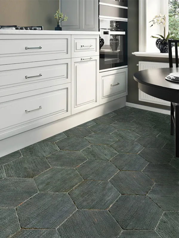 Retro Cendra Hex 14X14 Matte Porcelain Tile 4