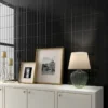 Ridge Black Gloss 1.97X7.87 Glossy Ceramic Tile 1