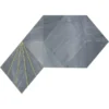 Grey Crown 27.4x28.5 Polished Marble Tile 5