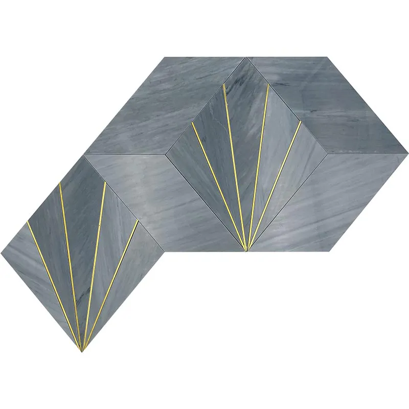 Grey Crown 27.4x28.5 Polished Marble Tile 1