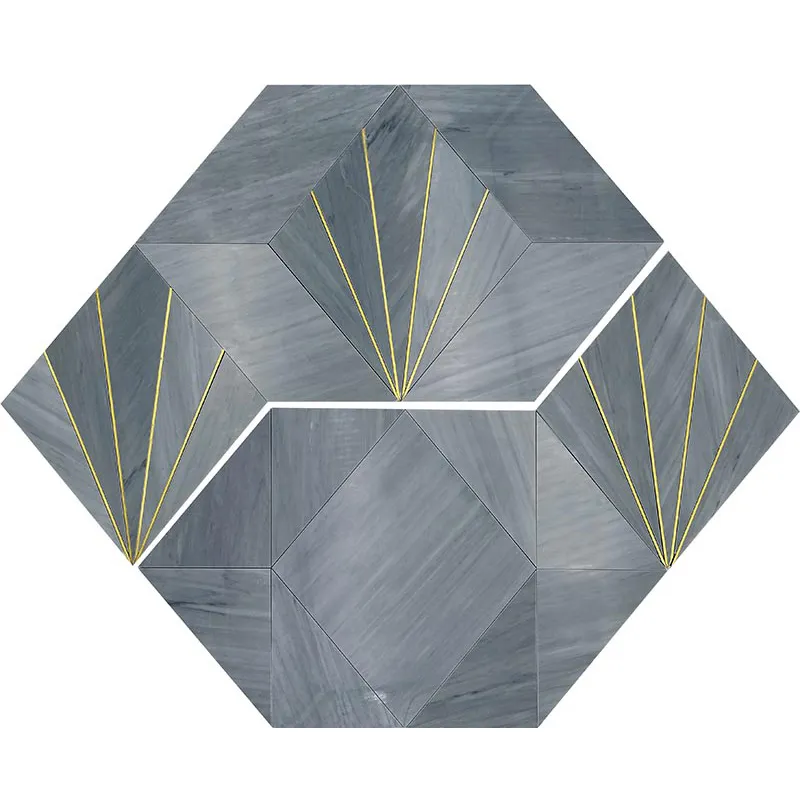 Grey Crown 27.4x28.5 Polished Marble Tile 0