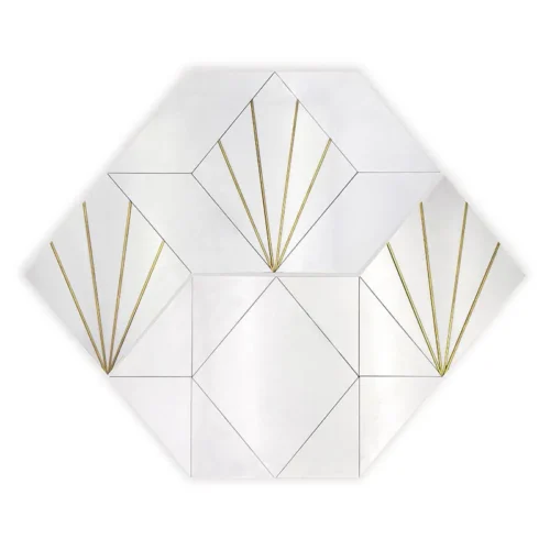 White Crown 27.4x28.5 Polished Marble Tile 0