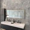 Grey Nouveau 12x12 Polished Marble Tile 2