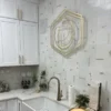 White Nouveau 12x12 Polished Marble Tile 3