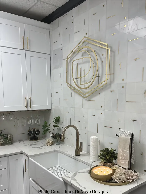 White Nouveau 12x12 Polished Marble Tile 3