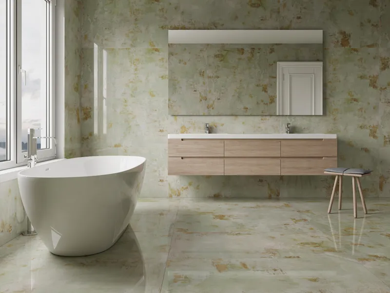 Rococo Green 20X40 19.69x39.37 Natural Porcelain Tile 2