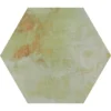 Rococo Green Hex 9.84x11.42 Natural Porcelain Tile 0