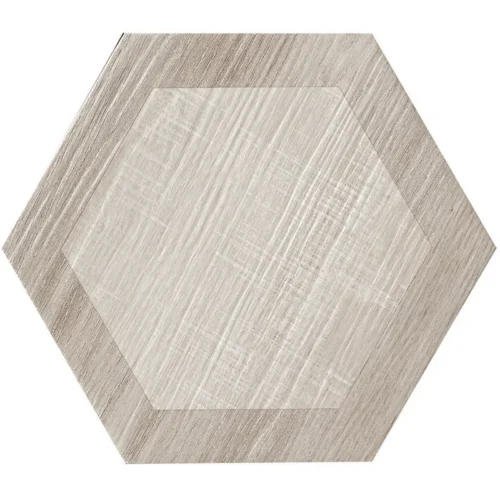 Royal Wood Bianco Hex 9.5X9.5 Matte Porcelain Tile 0