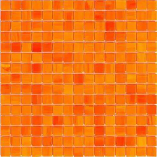 Sa-Or803 0.8X0.8 Glossy Glass Mosaic